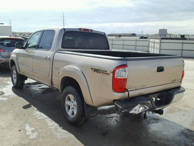 5TBDT44106S545567 - 2006 TOYOTA TUNDRA DOU GOLD photo 3