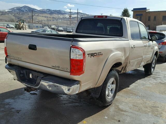 5TBDT44106S545567 - 2006 TOYOTA TUNDRA DOU GOLD photo 4