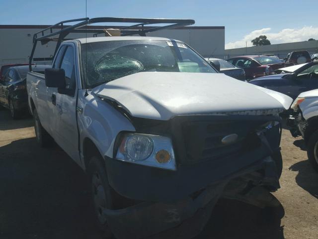 1FTRF12287KC18440 - 2007 FORD F150 WHITE photo 1