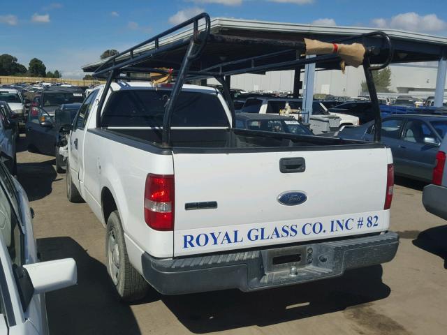 1FTRF12287KC18440 - 2007 FORD F150 Blanc photo 3