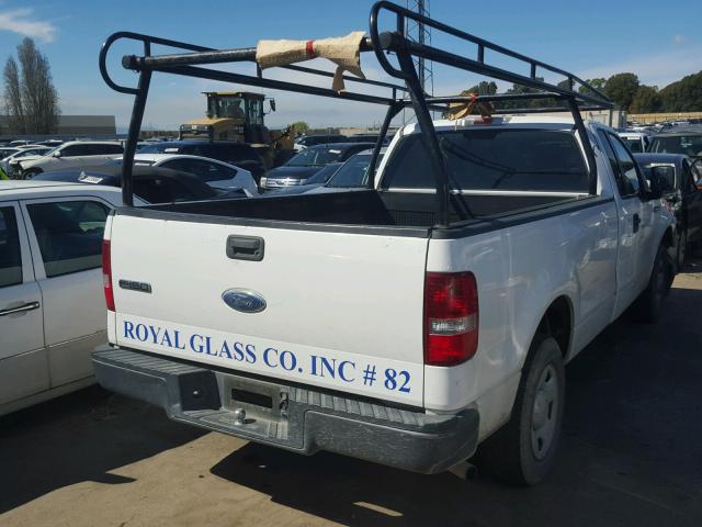 1FTRF12287KC18440 - 2007 FORD F150 Blanc photo 4