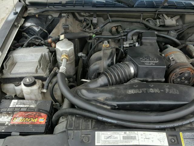 1GTCS19H938141869 - 2003 GMC SONOMA BLACK photo 7