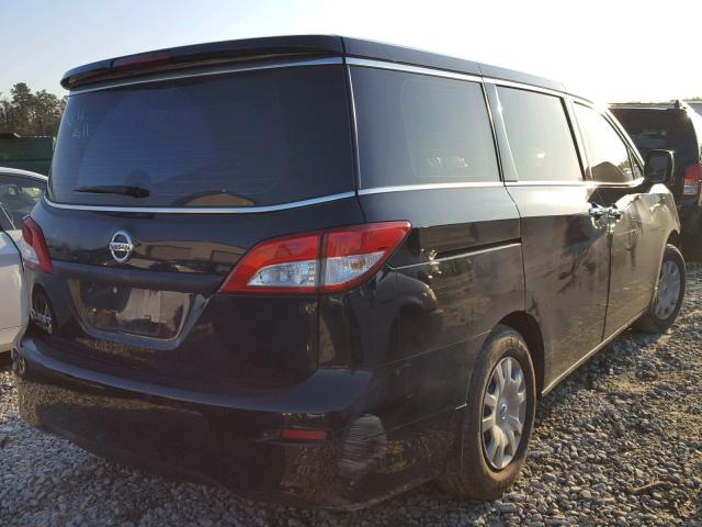 JN8AE2KP2F9128468 - 2015 NISSAN QUEST S BLACK photo 4