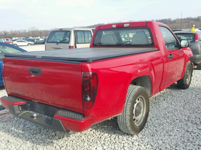 1GCCSBD97A8109666 - 2010 CHEVROLET COLORADO RED photo 4