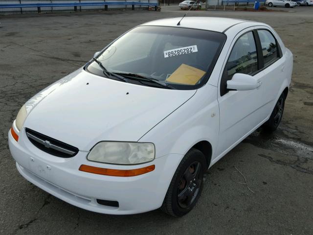 KL1TD52605B384560 - 2005 CHEVROLET AVEO BASE Ağ foto 2