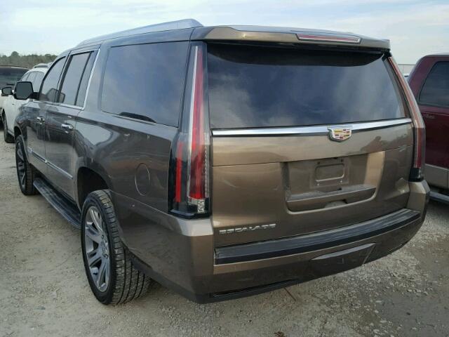 1GYS3SKJ6FR739163 - 2015 CADILLAC ESCALADE E GRAY photo 3