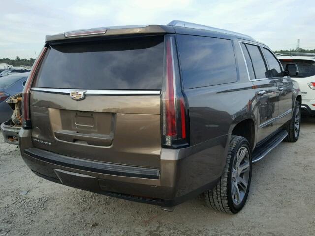 1GYS3SKJ6FR739163 - 2015 CADILLAC ESCALADE E GRAY photo 4