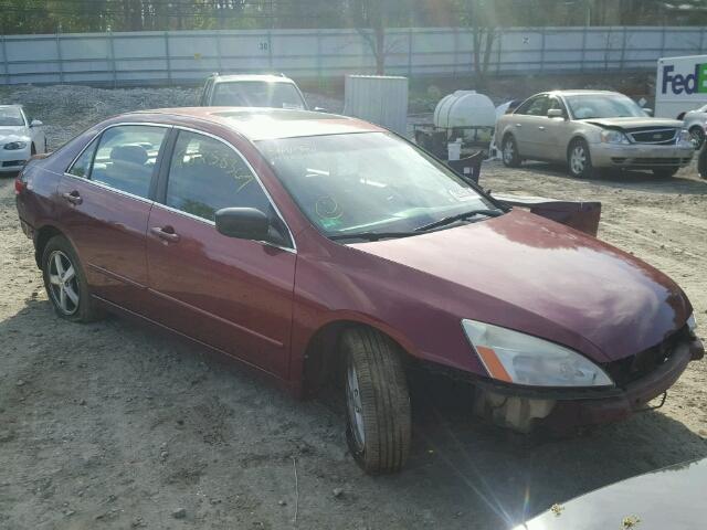 1HGCM66523A030303 - 2003 HONDA ACCORD EX RED photo 1