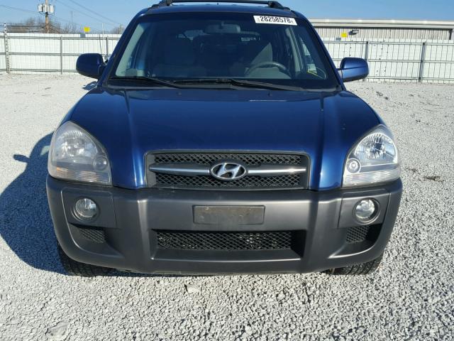 KM8JN12DX6U443166 - 2006 HYUNDAI TUCSON GLS BLUE photo 9