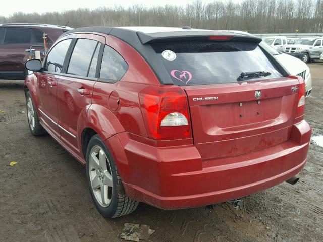 1B3HB78K27D244376 - 2007 DODGE CALIBER R/ RED photo 3