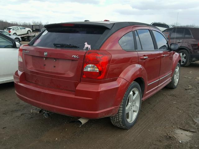 1B3HB78K27D244376 - 2007 DODGE CALIBER R/ RED photo 4