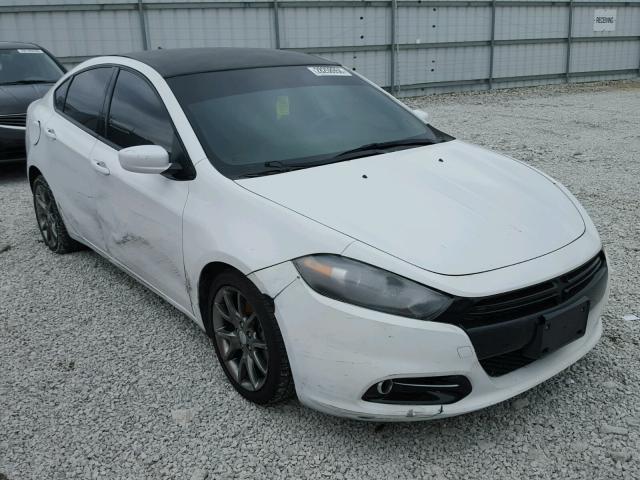 1C3CDFBB5ED701947 - 2014 DODGE DART SXT WHITE photo 1