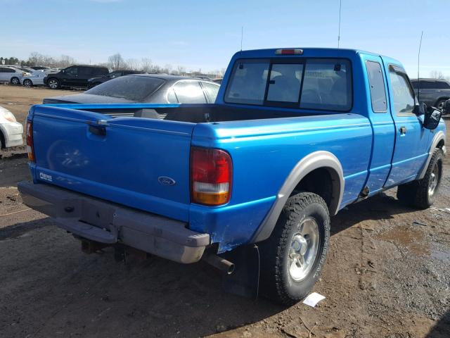 1FTCR15X3TPA85507 - 1996 FORD RANGER SUP BLUE photo 4