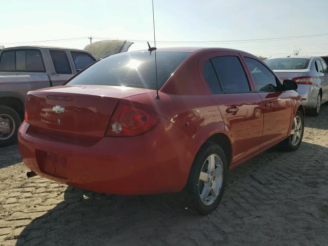 1G1AB5F50A7120431 - 2010 CHEVROLET COBALT LS RED photo 4