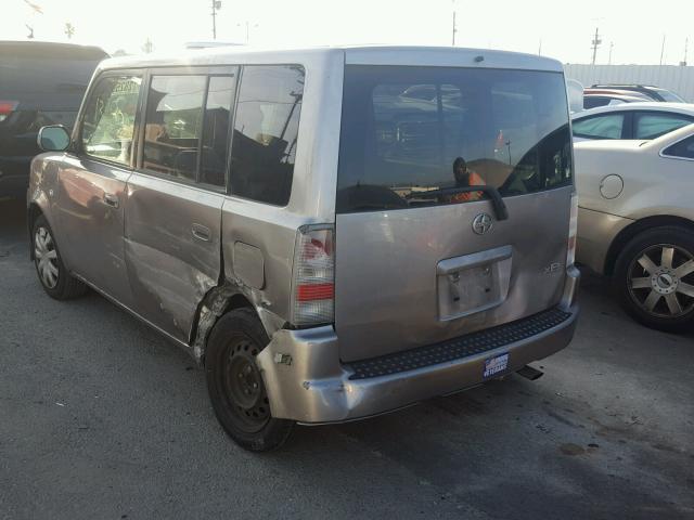 JTLKT324564089975 - 2006 TOYOTA SCION XB CHARCOAL photo 3