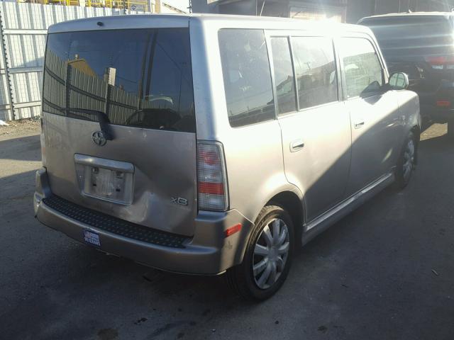 JTLKT324564089975 - 2006 TOYOTA SCION XB CHARCOAL photo 4