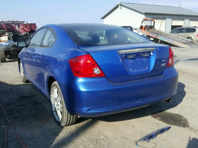 JTKDE167660137717 - 2006 TOYOTA SCION TC 蓝色 照片 3