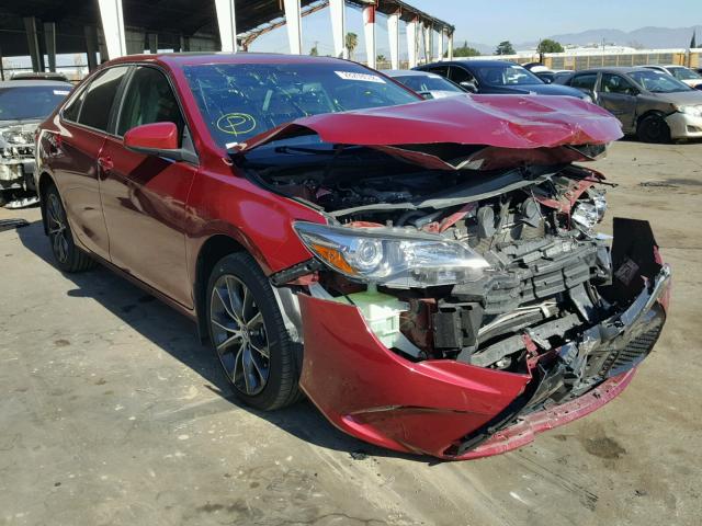 4T1BF1FK8FU920204 - 2015 TOYOTA CAMRY LE RED photo 1