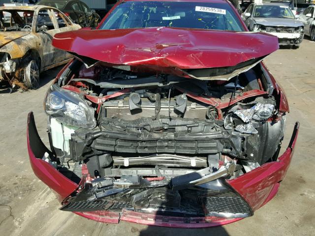 4T1BF1FK8FU920204 - 2015 TOYOTA CAMRY LE RED photo 7