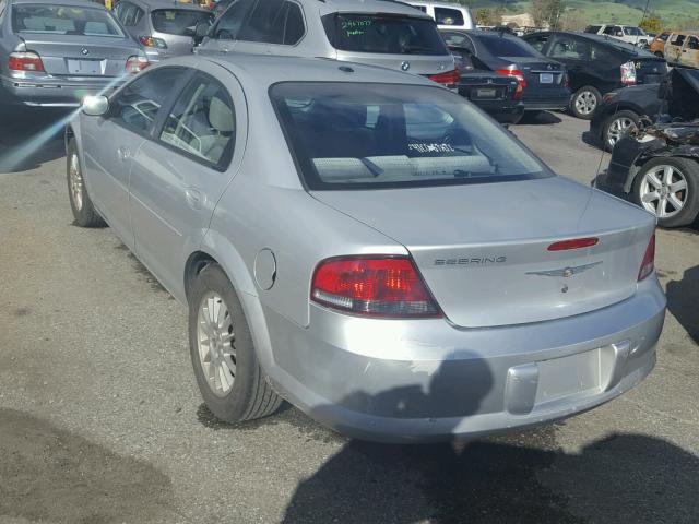 1C3EL46X66N187656 - 2006 CHRYSLER SEBRING SILVER photo 3