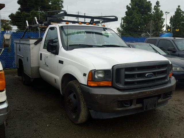 1FDWF36S81EC39265 - 2001 FORD F350 SUPER WHITE photo 1