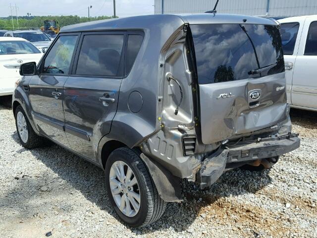 KNDJT2A62D7586191 - 2013 KIA SOUL + GRAY photo 3