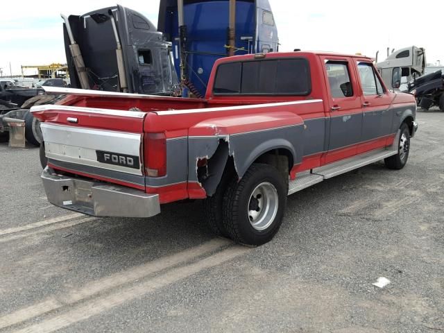 2FTJW35M2NCA11792 - 1992 FORD F350 TWO TONE photo 4