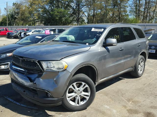 1D4SD4GT3BC663832 - 2011 DODGE DURANGO CR GRAY photo 2