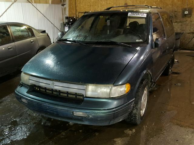 4M2DV11W3SDJ24572 - 1995 MERCURY VILLAGER GREEN photo 2