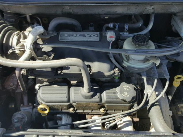 1D4GP24R65B427373 - 2005 DODGE GRAND CARA BLUE photo 7