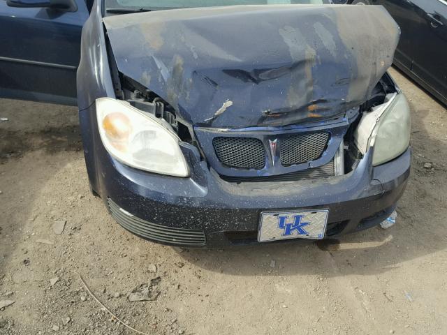 1G2AS18H897242459 - 2009 PONTIAC G5 BLUE photo 7