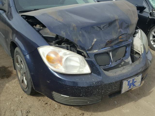 1G2AS18H897242459 - 2009 PONTIAC G5 BLUE photo 9