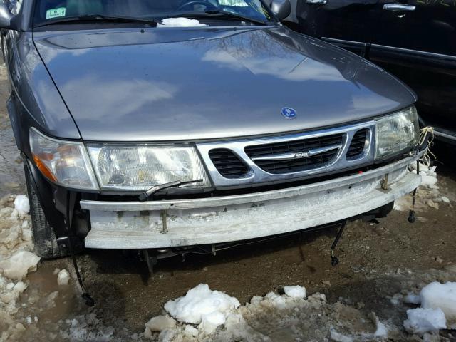 YS3DF78K527015868 - 2002 SAAB 9-3 SE GRAY photo 9