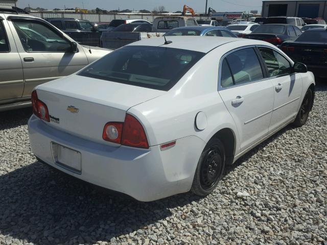 1G1ZB5EBXA4110890 - 2010 CHEVROLET MALIBU LS თეთრი ფოტო 4