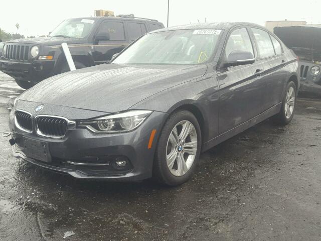 WBA8E5C58GK388504 - 2016 BMW 328 D GRAY photo 2