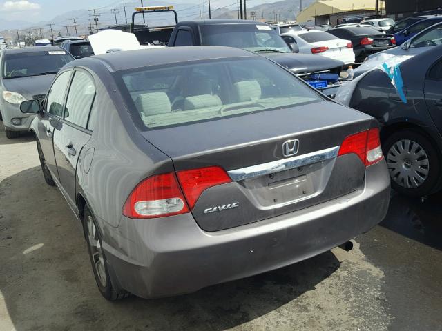19XFA1F86AE035922 - 2010 HONDA CIVIC EX გრაფიტი ფოტო 3