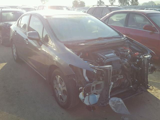 JHMFB4F34CS004167 - 2012 HONDA CIVIC HYBR GRAY photo 1