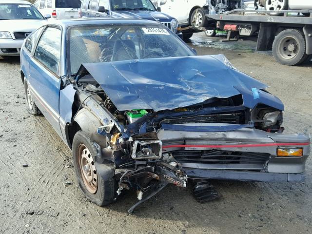 JHMAF5315FS053602 - 1985 HONDA CIVIC CRX BLUE photo 1