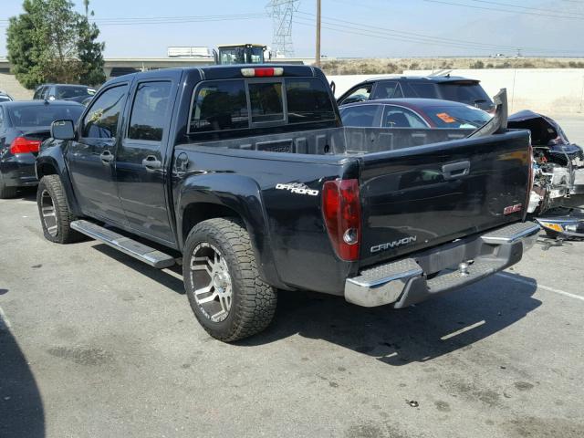 1GTDS136768145855 - 2006 GMC CANYON BLACK photo 3