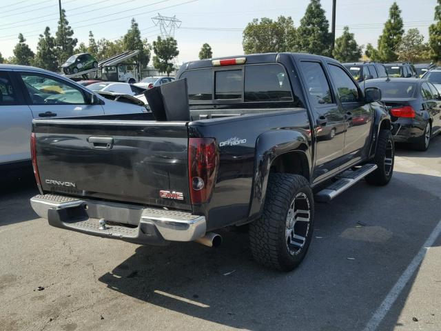 1GTDS136768145855 - 2006 GMC CANYON BLACK photo 4