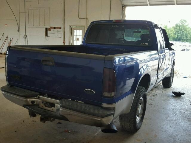 1FTNX21P33EB84866 - 2003 FORD F250 SUPER BLUE photo 4