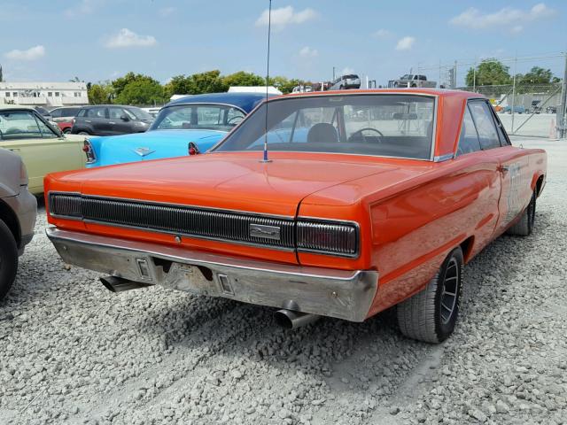 7108030 - 1967 DODGE COUPE ORANGE photo 4