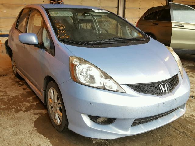 JHMGE8H48AC024261 - 2010 HONDA FIT SPORT BLUE photo 1