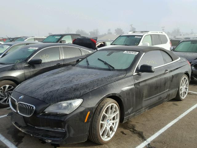 WBALZ3C53CDL71708 - 2012 BMW 650 I Noir photo 2