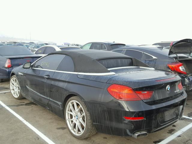 WBALZ3C53CDL71708 - 2012 BMW 650 I BLACK photo 3