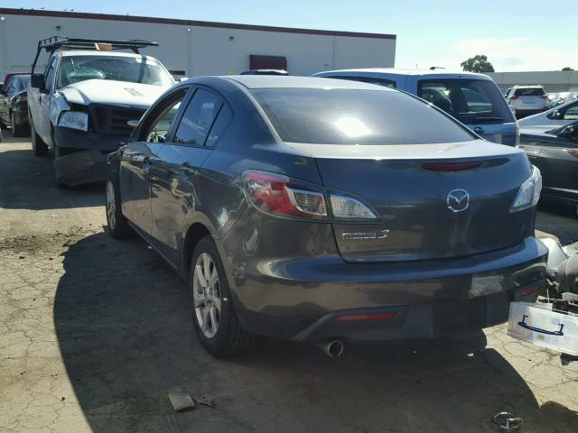 JM1BL1VG2B1483130 - 2011 MAZDA 3 I CHARCOAL photo 3