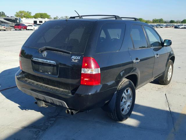 2HNYD18291H502001 - 2001 ACURA MDX BLACK photo 4