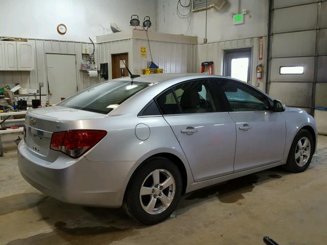 1G1PF5SC9C7118862 - 2012 CHEVROLET CRUZE LT SILVER photo 4