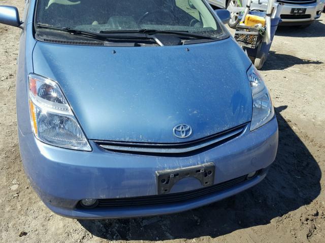 JTDKB20U367059688 - 2006 TOYOTA PRIUS BLUE photo 9