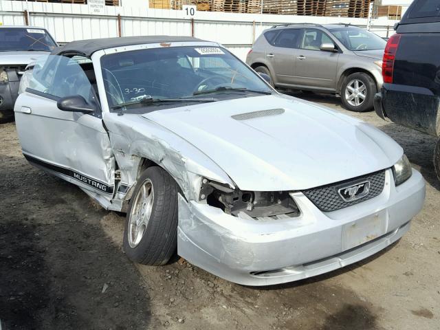 1FAFP44432F156128 - 2002 FORD MUSTANG SILVER photo 1